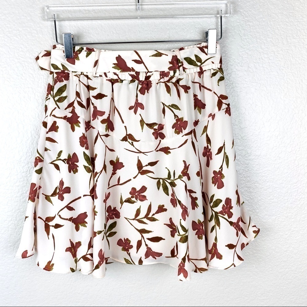 Lovers + Friends Fountain Palm Floral Skirt w/Belt Size M
